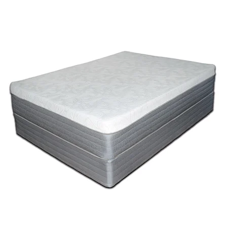 Queen 13" Gel Memory Foam Mattress and Eco-Base Foundation